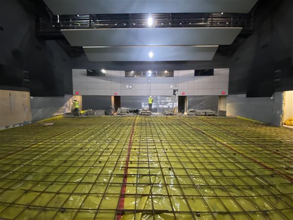 Old Auditorium under construction